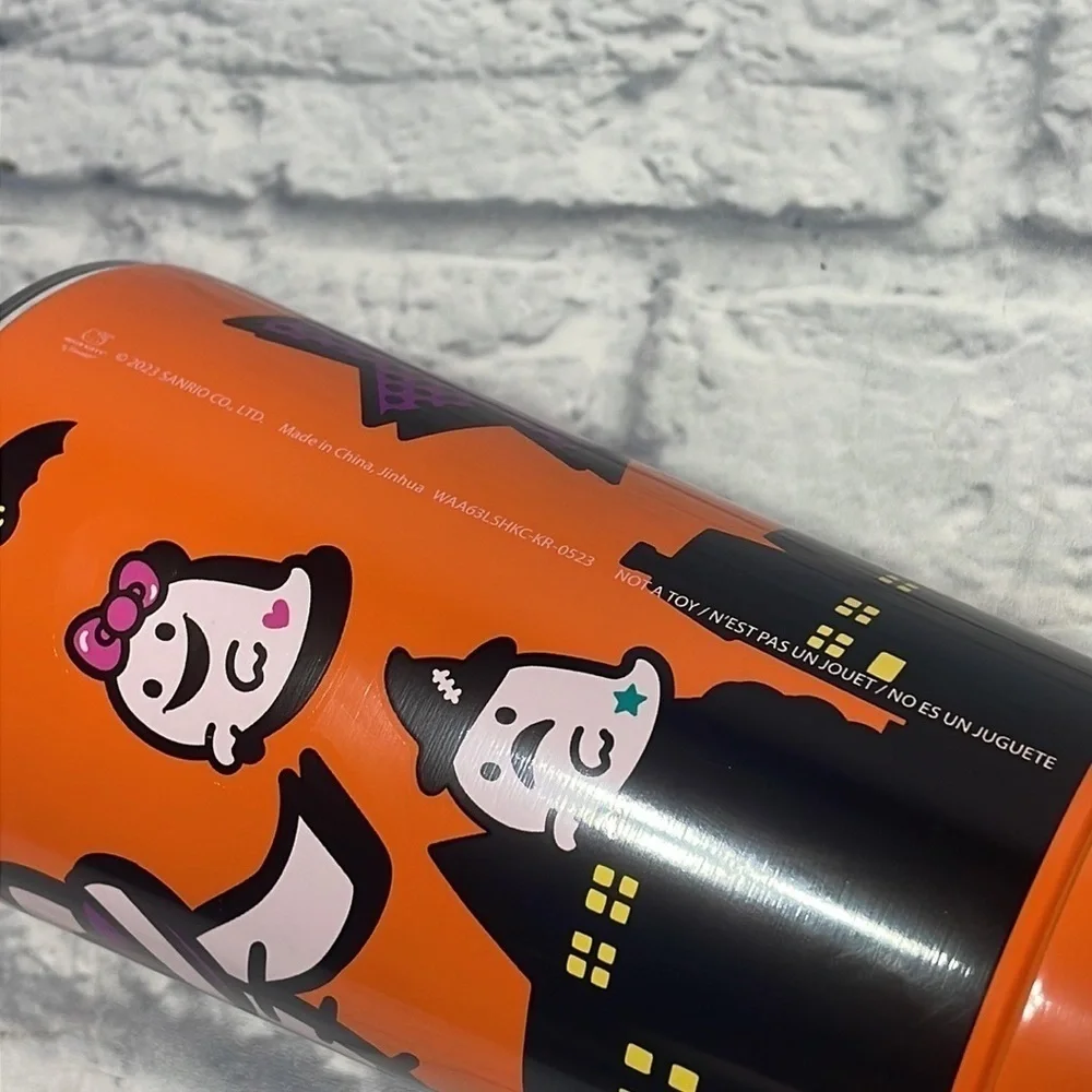 Hello Kitty Sanrio Spooky Mummy Ghost Bats Stainless Steel Halloween Tumbler
